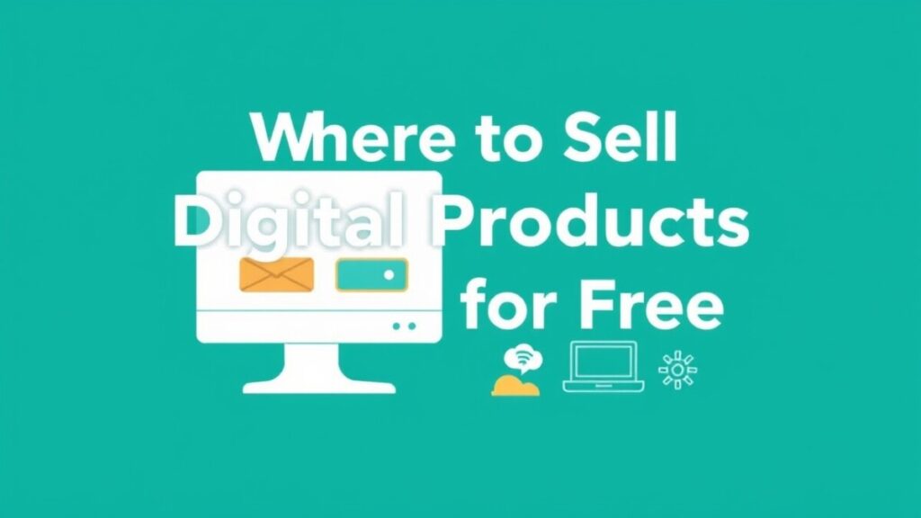 Where to Sell Digital Products for Free