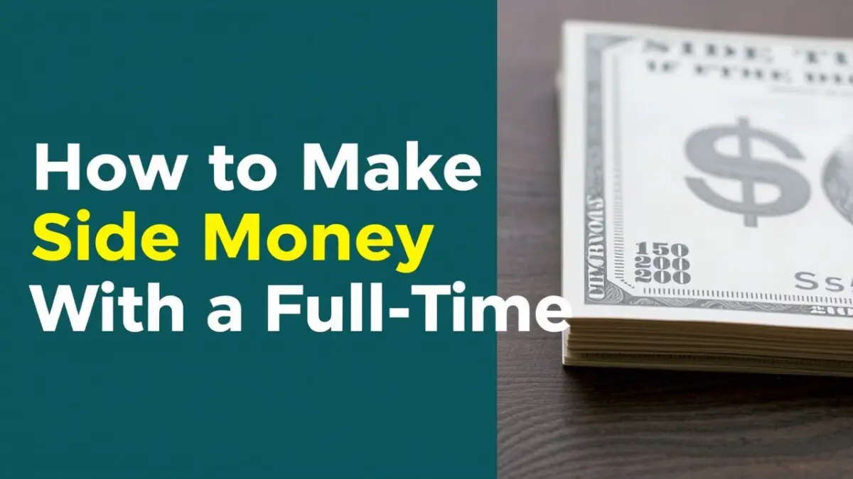 How to Make Side Money With a Full-Time Job